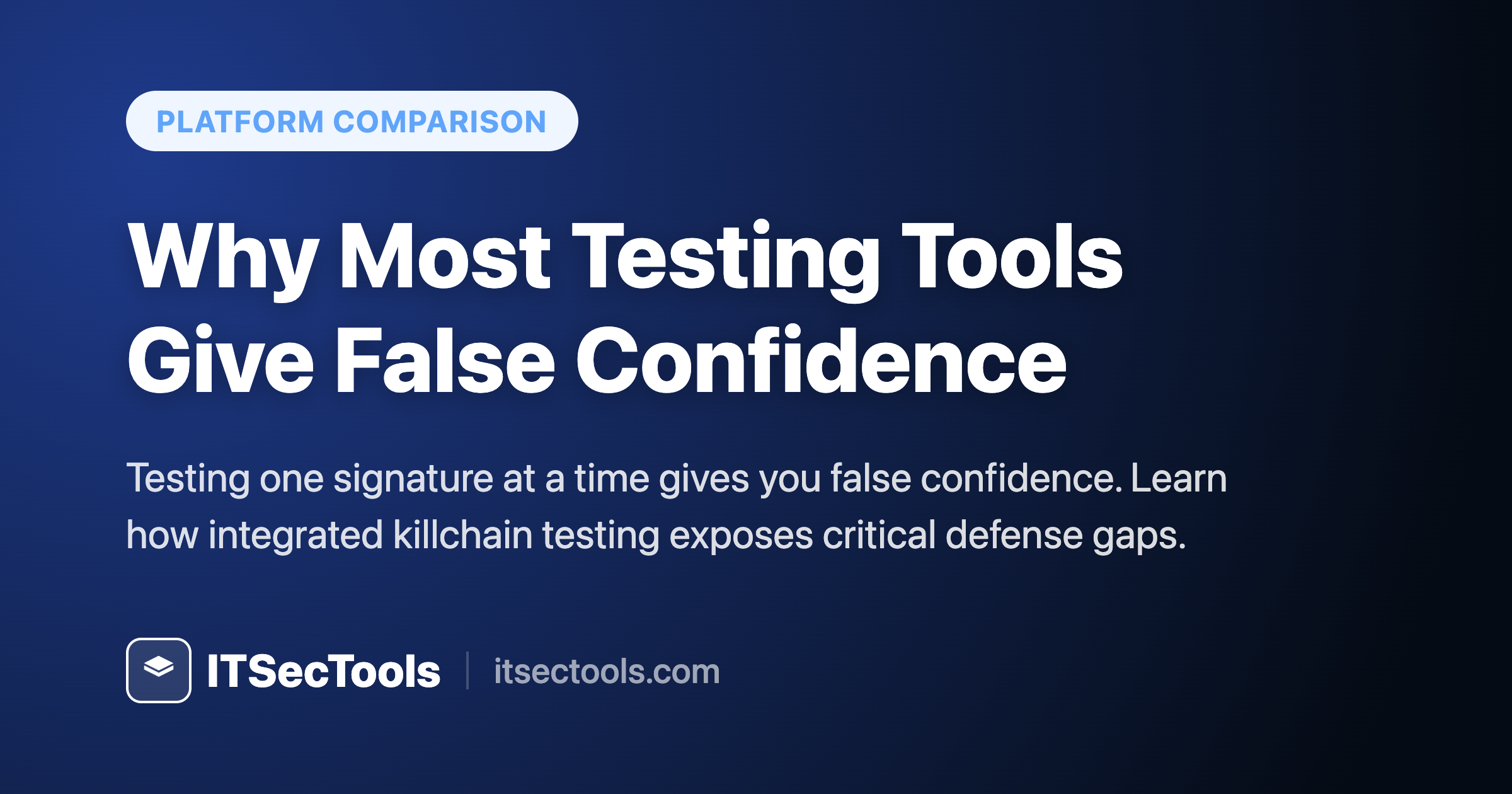 Why Most Security Testing Tools Give False Confidence